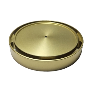 Maxxus Micro Cement Round Grid Waste - Brass | Product Image