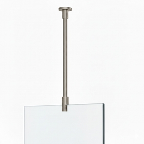 Merlyn 8mm Modular Wetroom Ceiling Bracing Bar 440mm - Brushed Nickel | Product Image