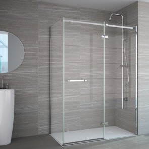 Merlyn 8 Series Frameless Side Panel 760mm Wide, 8mm Glass