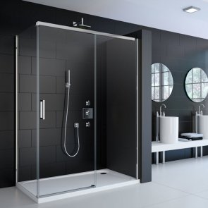 Merlyn 8 Series Frameless Sliding Door Side Panel 800mm Wide - 8mm Glass | Product Image