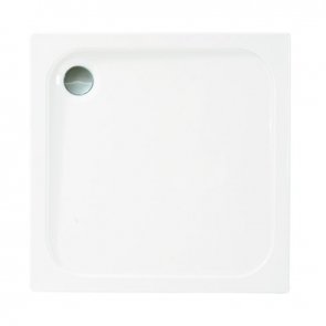 Merlyn MStone Square Shower Tray with Waste 900mm x 900mm - Stone Resin