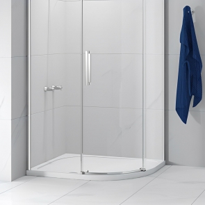 Merlyn Touchstone Offset Quadrant Shower Tray 1000mm x 800mm Right Handed | Product Image