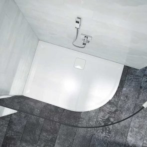 Merlyn Level25 Offset Quadrant Shower Tray 1200mm x 900mm Right Handed (inc Waste) | Product Image
