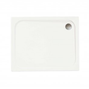 Merlyn MStone Rectangular Shower Tray with Waste 1000mm x 800mm - Stone Resin
