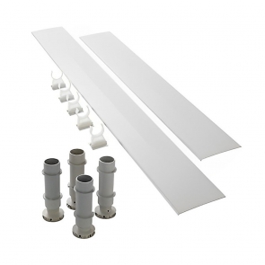 Mira Flight Low Quadrant Riser Conversion Kit up-to 1200mm - White (120mm High)