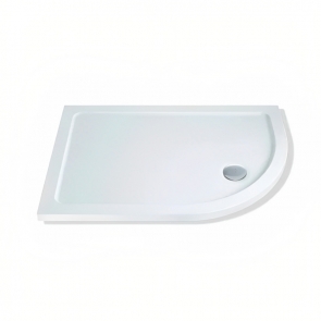 MX Elements Offset Quadrant Shower Tray with Waste 1000mm x 900mm Right Handed