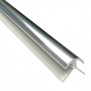 Nuance Wall Panel External Corner Trim Piece 2450mm - Bright Polished (x1)