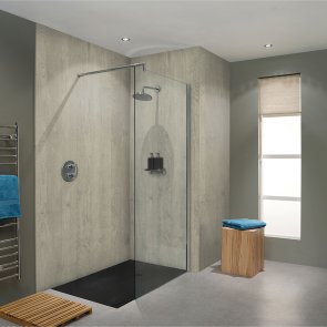 Nuance Postformed Wall Panel 2420mm H X 1200mm W Chalkwood - Riven