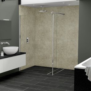 Nuance Postformed Wall Panel 2420mm H X 1200mm W Alhambra - Glaze
