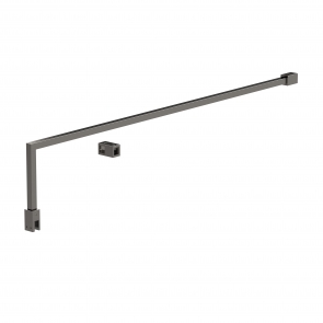 Nuie Wetroom Screen Support Arm - Brushed Pewter
