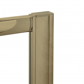 Nuie 1850mm Profile 20mm Extension Kit - Brushed Brass (Pack of 2)