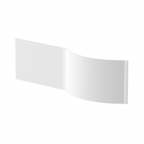 Nuie P-Shaped Shower Bath Front Panel 510mm H x 1700mm W - Acrylic