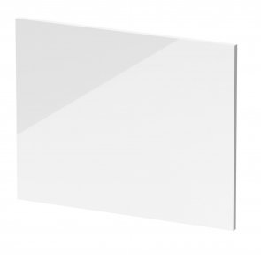 Nuie L-Shaped End Bath Panel 540mm H x 700mm W - Gloss White