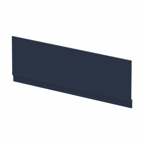 Nuie Arno Straight Bath Front Panel and Plinth 560mm H x 1800mm W - Satin Midnight Blue
