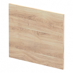 Nuie Arno Square Shower Bath End Panel 520mm H x 680mm W - Bleached Oak