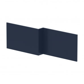 Nuie Arno Square Shower Bath Front Panel 520mm H x 1700mm W - Midnight Blue