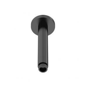 Nuie Arvan Round Ceiling Mounted Shower Arm 160mm Length - Matt Black