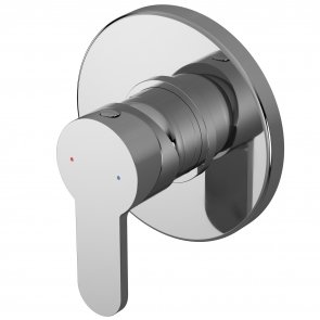 Nuie Arvan Manual Concealed Shower Valve Single Handle - Chrome