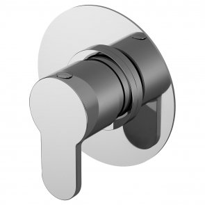 Nuie Arvan Round Concealed Stop Tap Shower Valve - Chrome