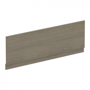 Nuie Straight Bath Front Panel and Plinth 560mm H x 1700mm W - Solace Oak
