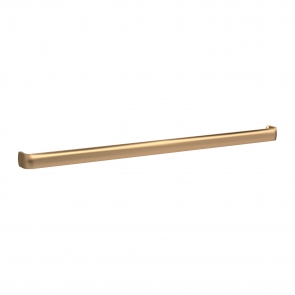 Hudson Reed Furniture Thin D Handle 328mm Wide - Brushed Brass (x2)