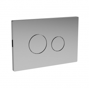 Nuie Pneumatic Dual Flush Plate - Chrome