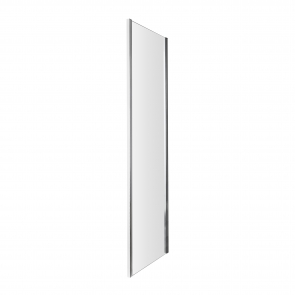 Nuie Ella Chrome Profile Side Panel 700mm Wide - 5mm Glass