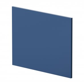 Nuie Blocks Square Shower Bath End Panel 540mm H x 680mm W - Satin Blue