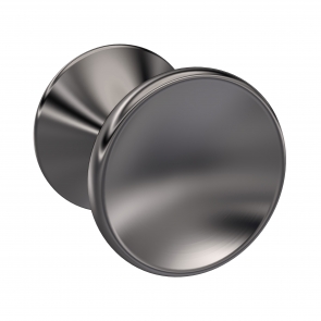 Hudson Reed Furniture Indented Knob Handle - Brushed Pewter (x1) | Product Image