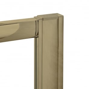 Nuie Rene 1900mm Profiles 20mm Extension (Pack of 2) - Brushed Brass