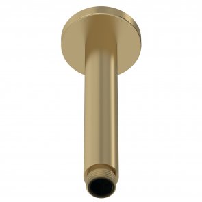 Nuie Arvan Round Ceiling Mounted Shower Arm 160mm Length - Brushed Brass