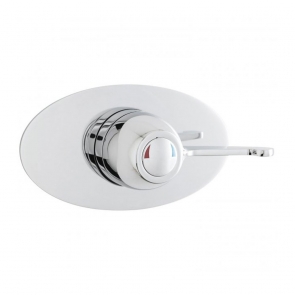 Nuie Concealed Sequential Shower Valve Club Handle - Chrome