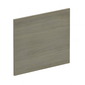 Nuie Square Shower Bath End Panel 520mm H x 680mm W - Solace Oak