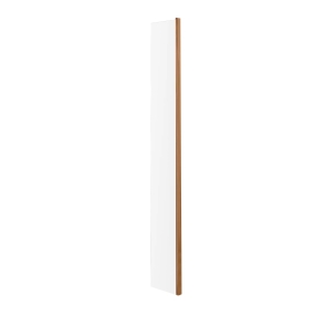 Nuie Wet Room Fixed Return Panel 1850mm High x 215mm Wide 8mm Glass - Brushed Bronze | Product Image