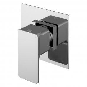 Nuie Windon Square Concealed Stop Tap Shower Valve - Chrome