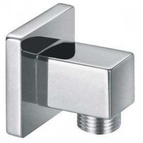 Orbit Square Shower Wall Outlet Elbow Single - Chrome