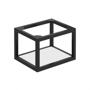 Orbit Black Frame with Dual Colour Shelf 300mm Wide