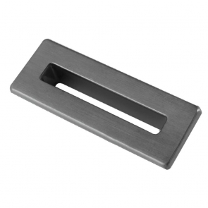 Orbit Rectangle Insert Overflow Cover - Gunmetal