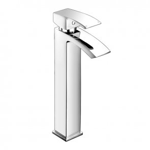 Orbit Descent Tall Mono Basin Mixer Tap - Chrome