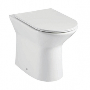 Orbit Life Rimless Back to Wall Toilet - Soft Close Seat
