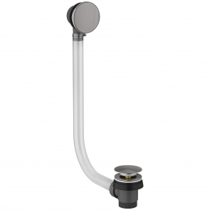 Orbit Bath Pop-Up Waste with Overflow - Gunmetal