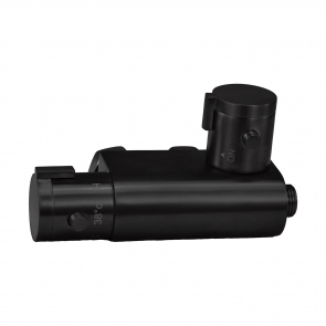 Orbit Thermostatic Vertical Bar Shower Valve for Douche - Matte Black