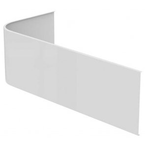 Ideal Standard Concept Asymmetric Front Bath Panel 510mm H x 1700mm W - White