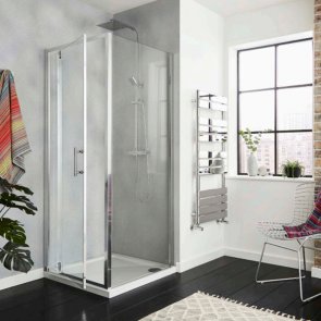 Prestige Estuary Frameless Side Panel, 760mm Wide, 6mm Glass