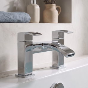 Prestige Flair Bath Filler Tap Pillar Mounted - Chrome | Product Image