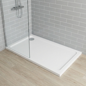Prestige Foundation Stone Resin Rectangular Shower Tray 1400mm x 700mm | Product Image