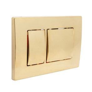 Prestige Keytec Square Flushplate - Brushed Brass | Product Image