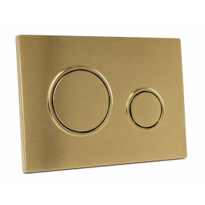 Prestige Keytec Flushplate - Brushed Brass | Product Image