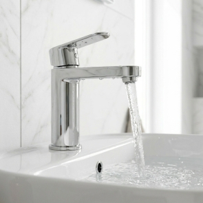 Prestige Logik Mono Basin Mixer Tap with Click Waste - Chrome | Product Image