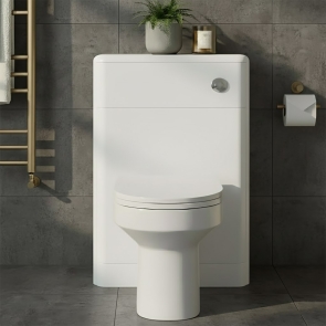 Prestige Options Back to Wall WC Unit 495mm Wide - White | Product Image